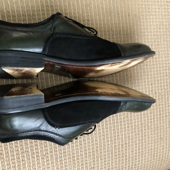 Kenneth Cole Wishing Star Green Leather Oxfords main image 12